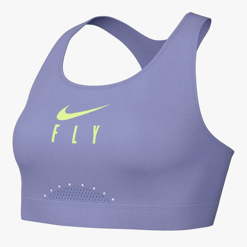 Nike Women's Dri- FIT Swoosh Fly Non Padded Lavender Sports Bra